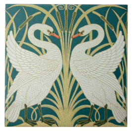Art nouveau ceramic tile kakelplatta