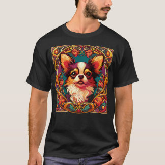Art nouveau Chihuahua Funny Chihuahua Design T Shirt