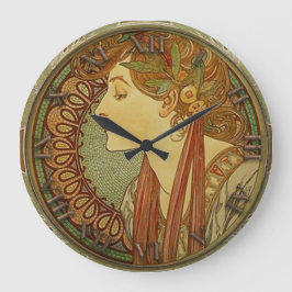 Art Nouveau Clock Stor Klocka