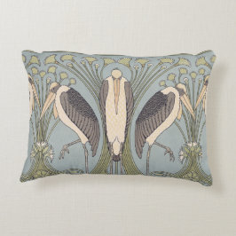 art nouveau Crane Pillow Prydnadskudde