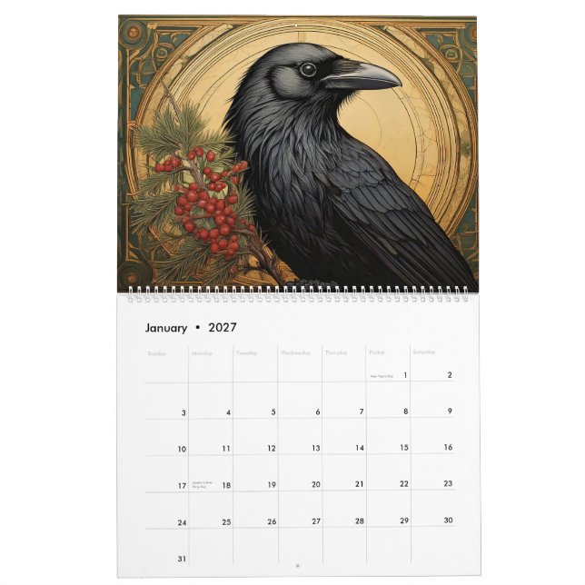 Art nouveau Creatures Kalender (Jan 2027)