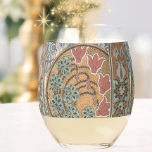 Art nouveau Cyclamen blom- Eugene Grasset elegant