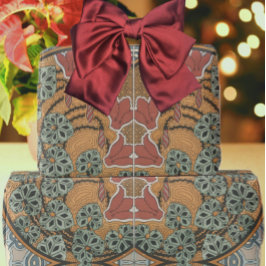 Art nouveau Cyclamen floral Eugene Grasset elegant Presentpapper