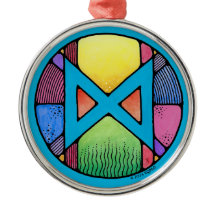 Art nouveau Dagaz Rune of Awakening