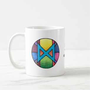 Art Nouveau Dagaz Runmugg – UPPVAKNANDE! Kaffemugg
