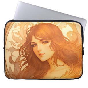 Art nouveau Dam Laptop Fodral