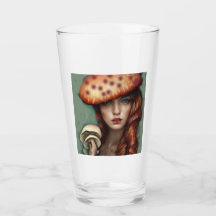 art nouveau damkonstnär formgivare svamp glas