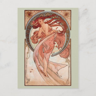 art nouveau - Dance Vykort