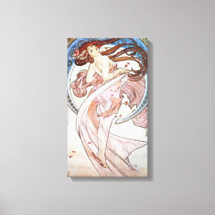Art nouveau Dancer Canvastryck