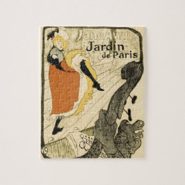 Art nouveau Dancer Jane Avril av Toulouse Lautrec Pussel