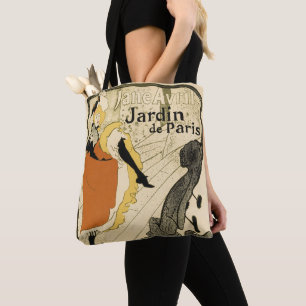 Art nouveau Dancer Jane Avril av Toulouse Lautrec Tygkasse