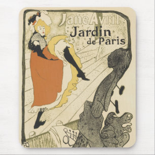 Art nouveau Dancer Jane Avril, Toulouse Lautrec Musmatta