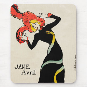 Art Nouveau-dansaren Jane Avril av Toulouse Lautre Musmatta