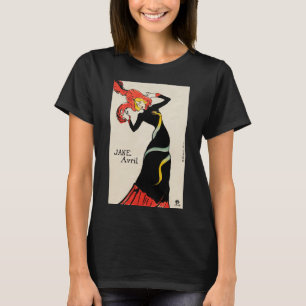 Art Nouveau-dansaren Jane Avril av Toulouse Lautre T Shirt