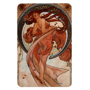 Art nouveau dansmagneten magnet