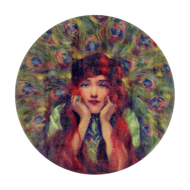 Art nouveau deco-elegant, honfjädrar (Framsidan)