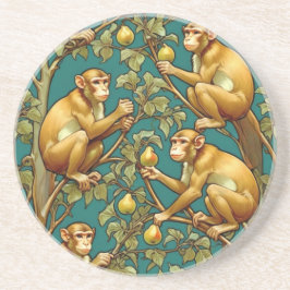 Art nouveau dekorativ keramik Tile Underlägg