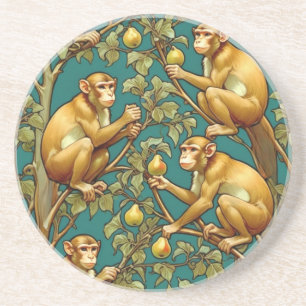 Art nouveau dekorativ keramik Tile Underlägg