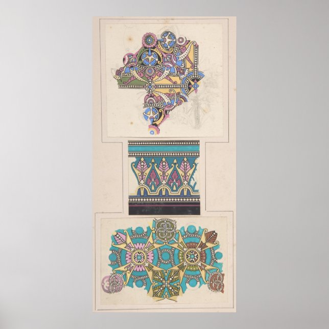 Art nouveau dekorativ konst Christopher dresser Poster (Framsidan)