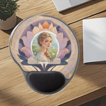 Art Nouveau Dekorativt Blommotiv Foto