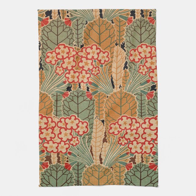 Art nouveau Design #1 vid Emporio Moffa Kökshandduk (Vertikal)