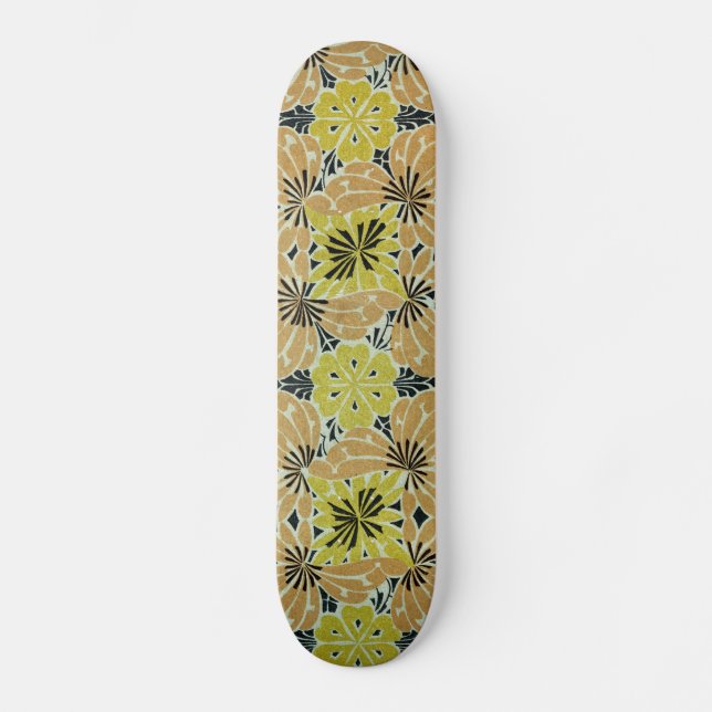 Art nouveau Design #2 vid VictoriaShaylee Old School Skateboard Bräda 21,6 Cm (Framsida)