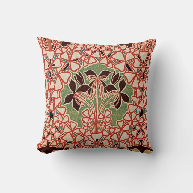 Art nouveau Design #6 @ VictoriaShaylee Kudde (Framsida)
