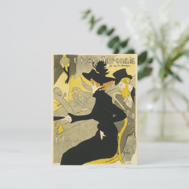 Art nouveau, Divan Japonais av Toulouse Lautrec (Stående Fram)