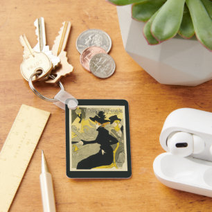 Art Nouveau, Divan Japonais av Toulouse Lautrec Nyckelring