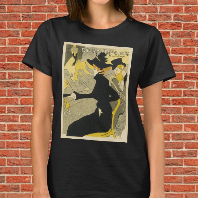 Art nouveau, Divan Japonais av Toulouse Lautrec T Shirt (Skapare uppladdad)