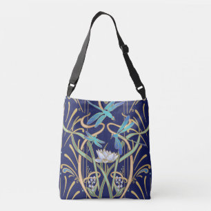 Art nouveau Dragonflugor Axelväska