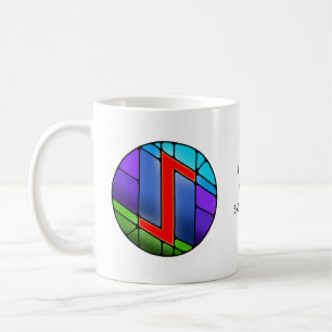Art Nouveau Eihwaz Run-mugg – UTHÅLLIGHET! Kaffemugg