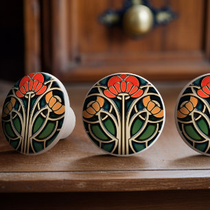 Art nouveau Elegance Knobs Drbs Knopp