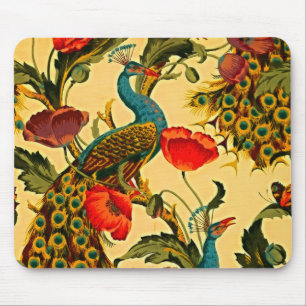 Art nouveau Elegance: Sidewall, The Peacock, 1896 Musmatta