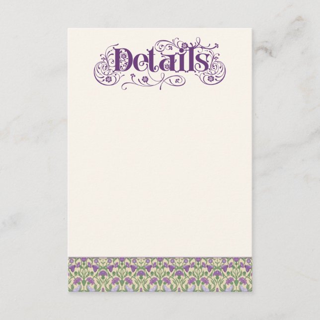 Art Nouveau Elegant Lovebirds Light Yellow Tilläggskort (Framsida)