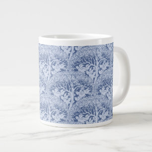 Art nouveau fåglar genom Träd Mönster Jumbo Mug Mugg