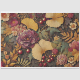 Art Nouveau Floral Decoupage Tissue Paper
