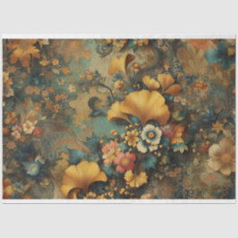 Art Nouveau Floral Decoupage Tissue Paper