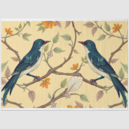 Art Nouveau Floral Decoupage Tissue Paper