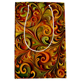 Art Nouveau floral design 