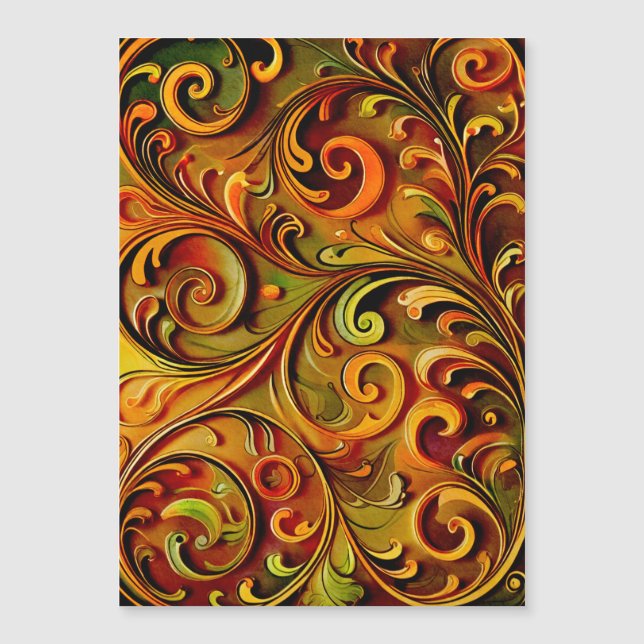 Art Nouveau floral design  (Framsida)