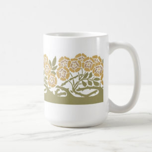 Art nouveau Flowers - Mugg