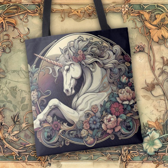 Art Nouveau Flowing Lines of Beauty Tygkasse (Skapare uppladdad)
