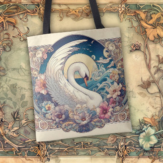 Art Nouveau Flowing Lines of Beauty Tygkasse