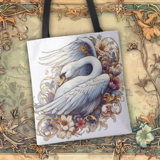 Art Nouveau Flowing Lines of Beauty Tygkasse