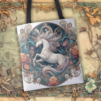 Art Nouveau Flowing Lines of Beauty Tygkasse