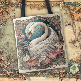 Art Nouveau Flowing Lines of Beauty Tygkasse