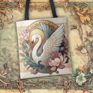 Art Nouveau Flowing Lines of Beauty Tygkasse