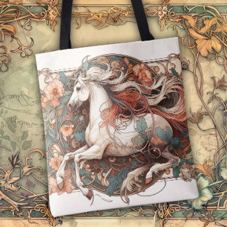 Art Nouveau Flytande Skönhetslinjer Tygkasse