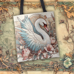 Art Nouveau Flytande Skönhetslinjer Tygkasse